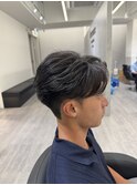 フェザーパーマニュアンスパーマ毛流れ名古屋栄