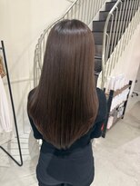 アトレ 福岡大名店(attrait)&nbsp;ツヤ感溢れるブラウンロング × カット・カラー・トリートメン