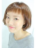 ★カジュアルなツヤ感が決めてのふんわりボブ☆
