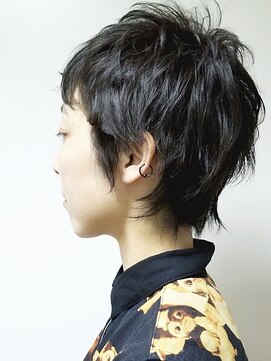 メリケンビューティーパーラー コウベ(MERICAN BEAUTY PARLOR KOBE) 【ショート/黒髪ショートウルフ】tomo