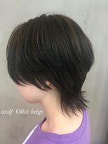 セシルヘアー 京都駅前4号店(Cecil hair)&nbsp;ウルフ×オリーブベージュ