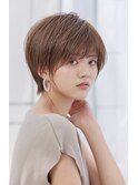 小顔ショート×似合わせカット オリーブアッシュ【瀧上丈司】