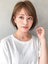 キリ 表参道(kyli)&nbsp;小顔カットハイライトカラーオリーブカラーセミウェットウェーブ