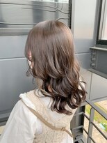 ヘアインフォレスト(hair in forest)&nbsp;インナーカラー/ミディアム/アッシュグレー