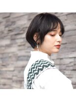 アトリエ フェム(atelier.fem)&nbsp;atelier.fem暗髪もオシャレなショートボブ