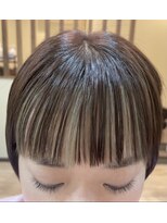 ラテ 上尾(Latte)&nbsp;シースルーバング風インナーカラー