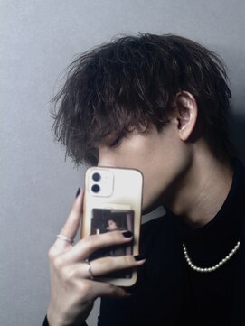 ゴールドシブヤ(GOALD SHIBUYA) #センターパートウルフ 波巻きスパイラル ツイストスパイラル