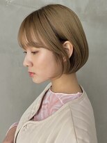 イミ(imi)&nbsp;大人ボブ/グレージュカラー/似合わせカット/髪質改善[登戸]