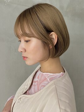 イミ(imi) 大人ボブ/グレージュカラー/似合わせカット/髪質改善[登戸]