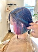 カラフルインナーカラー