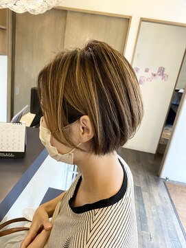 ヘアスペースブルーム エボリューション 庄内店(HAIR SPACE BLOOM evolution) 【庄内/ショート】髪質改善、白髪ぼかしハイライトも人気♪