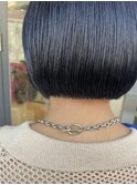 【モエ】丸みショートボブ