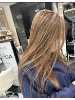 ル サロン リーカ 高見ノ里駅前本店(Le’Salon RYiCA) 透明感のあるハイトーン