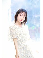 アエレ(Aere)&nbsp;【Aere池袋】シースルーバング×セミボブ×外ハネ☆小林