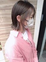 ヘア ヴィーヴル 田宮店(Hair BIVRE) イヤリングカラー×ぷつっとボブ　#kimu