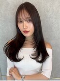 韓国風前髪×レイヤーカット【髪質改善/新宿/レイヤーカット】