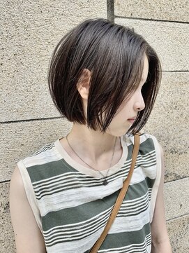 ステア ケース(stair case) 内巻きボブ艶トリートメント前髪なし