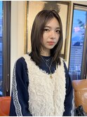 ミディアムレイヤースタイル .*。