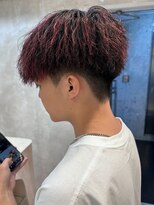 ルースト 渋谷店(ROOST)&nbsp;縦落ちツイスパ×レッドハイライト