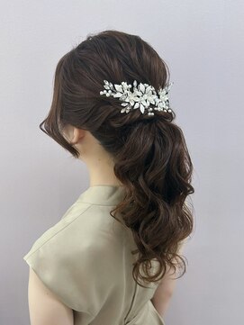 プルクラ ロッポンギ(Pulchra ROPPONGI) 大人っぽ華やかポニーテール