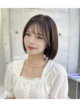 ヒン(HIN) タッセルカット×ラベンダーベージュ