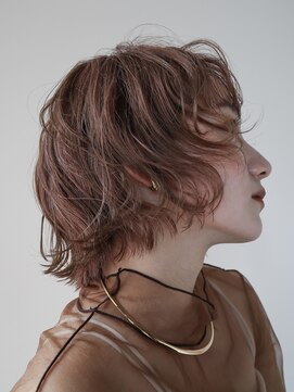 シスタ(SISTA) 前上がりボブ/パーマボブ/ピンクブラウン【自由が丘】