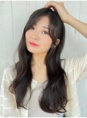 《Agu hair》涼しげ透明感ロング×numberA.アクアバームセラム
