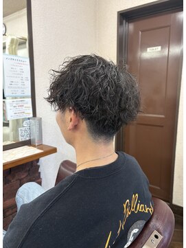 アート(art) ツイストスパイラルパーマ/刈り上げマッシュ