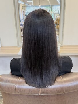 トータルビューティーサロン プリエ(prier) 質感再整艶カラー/艶髪/レイヤーカット/アッシュブラック