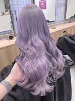 ペレ 渋谷(PELE)&nbsp;イメチェン/ホワイトブロンド/外ハネボブ/ワイドバング/渋谷