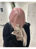 12328艶髪ホワイトピンクラベンダーミルクティー韓国風巻きボブ