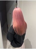 ナチュラルガーリーくすみピンク
