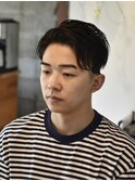 艶感7:3分けリバースショート【メンズカット/倉敷/中島】