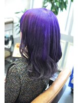 ポタム 東中野(potamu)&nbsp;パープル　グレイ　ルーツカラー