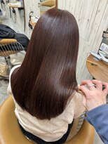 ロンドアジュール 横浜(Lond azur)&nbsp;髪質改善縮毛矯正レイヤーカット顔周り前髪韓国ミニウルフ/横浜