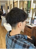 メンズ無造作ショート×30代カジュアル