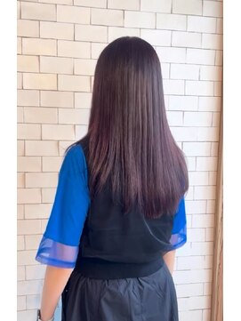 アース 大宮駅前店(HAIR&MAKE EARTH) 艶カラーブラウンレッド