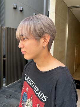 ニューヨークニューヨーク 梅田茶屋町店(NYNY) シースルーマッシュ ホワイトシルバー