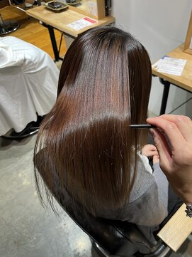 キャンバス 川崎(canvas.) ケアストレート 縮毛矯正 2枚目ビフォー 【窪田】
