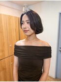 ダークアッシュ×似合わせカット×ミディアムレイヤーカット