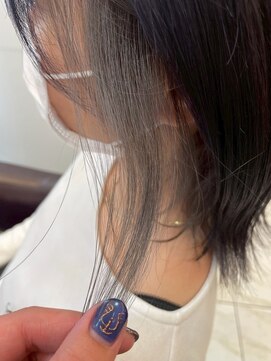 髪質改善/顔周りレイヤーカット/グレージュ[千葉/千葉駅]