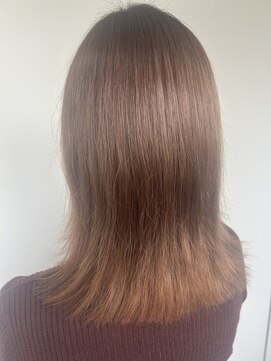 ラセットカラーで深み