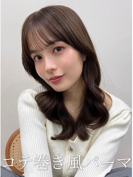 韓国風パーマ/コテ巻き風パーマ/デジタルパーマ/レイヤー