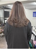 ハイライトバレイヤージュダブルカラーケアブリーチ20代30代