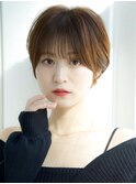 前髪あり大人耳掛けショート30代40代【AIN.表参道】川原大地