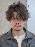 松本駅メンズカットメンズパーマ波巻きスパイラルパーマツイスパ