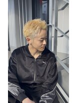 コードバイケンジ 戸塚(CODE by KENJE) 金髪スパイキーヘア