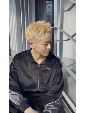 コードバイケンジ 戸塚(CODE by KENJE) 金髪スパイキーヘア