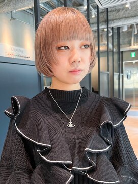 アルバム 銀座(ALBUM GINZA) ミルクティーピンクベビーピンクフレンチカジュアル_F0278