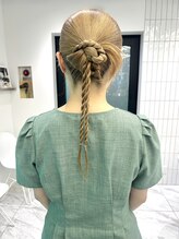 ゼスト ジグ(ZEST ZIGU)&nbsp;結婚式ヘアセットカチモリヘアセットタイトシニヨン吉祥寺/宮坂